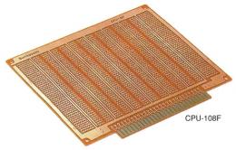 サンハヤト　端子付きユニバーサル基板　CPU-108F　※生産完了、在庫限りです。