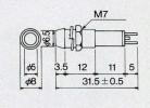三成電器製作所　LEDブラケット(抵抗入り)　CTL-714 