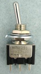 日本開閉器工業　トグルスイッチ　M-N12S1S (旧M-2012)　